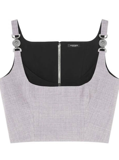 Cheap top Versace '95 Women cropped Medusa bustier 0426